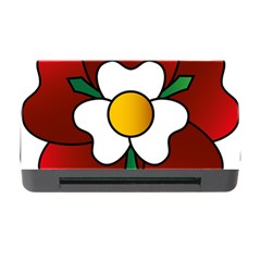 Flower Rose Glass Church Window Memory Card Reader With Cf by Nexatart