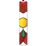 Flower Rose Glass Church Window Large Book Marks Front