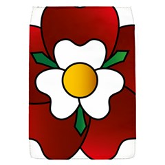 Flower Rose Glass Church Window Flap Covers (s)  by Nexatart