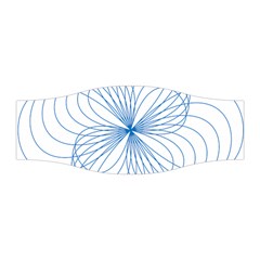 Blue Spirograph Pattern Drawing Design Stretchable Headband by Nexatart