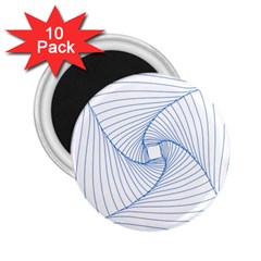 Spirograph Pattern Drawing Design 2 25  Magnets (10 Pack)  by Nexatart