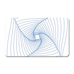 Spirograph Pattern Drawing Design Magnet (rectangular) by Nexatart