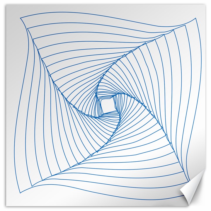 Spirograph Pattern Drawing Design Canvas 12  x 12  