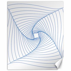 Spirograph Pattern Drawing Design Canvas 16  X 20   by Nexatart