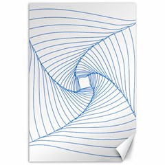 Spirograph Pattern Drawing Design Canvas 24  X 36 