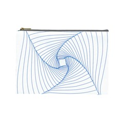 Spirograph Pattern Drawing Design Cosmetic Bag (large)  by Nexatart