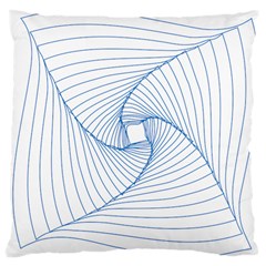 Spirograph Pattern Drawing Design Large Cushion Case (two Sides) by Nexatart