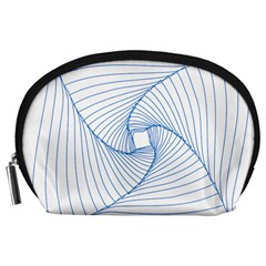 Spirograph Pattern Drawing Design Accessory Pouches (large)  by Nexatart