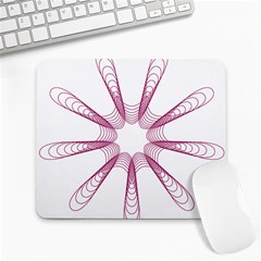 Spirograph Pattern Circle Design Large Mousepads by Nexatart