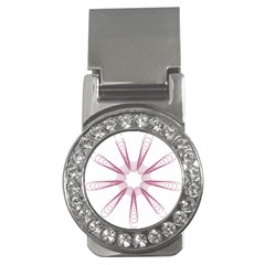 Spirograph Pattern Circle Design Money Clips (cz)  by Nexatart