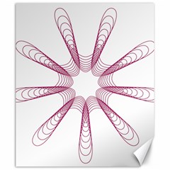 Spirograph Pattern Circle Design Canvas 20  X 24   by Nexatart