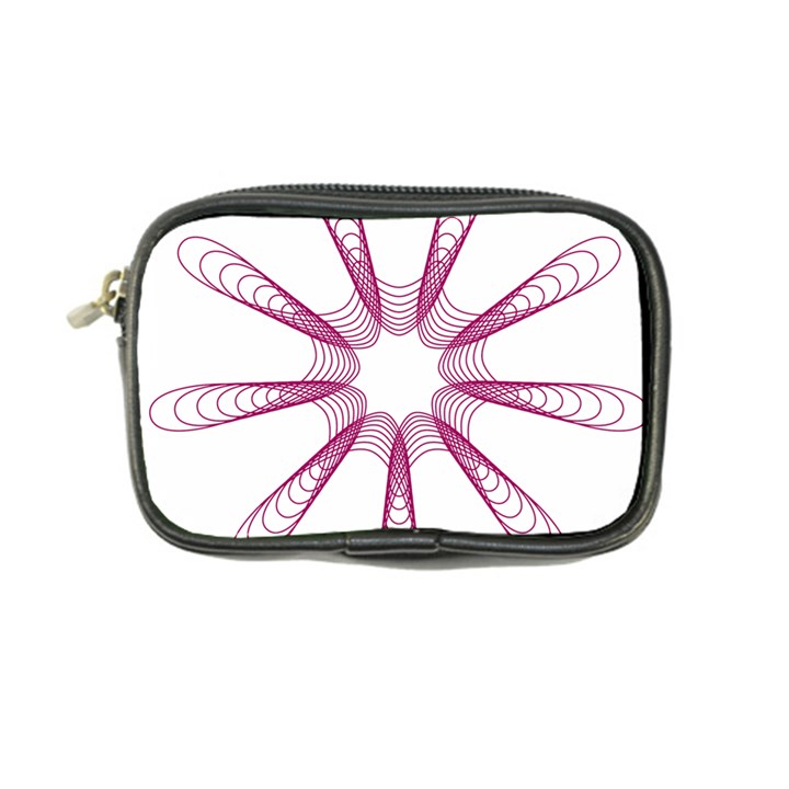 Spirograph Pattern Circle Design Coin Purse