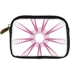 Spirograph Pattern Circle Design Digital Camera Cases by Nexatart