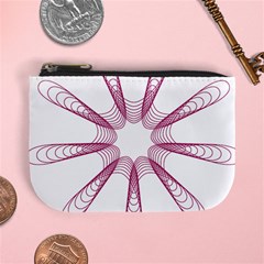 Spirograph Pattern Circle Design Mini Coin Purses by Nexatart