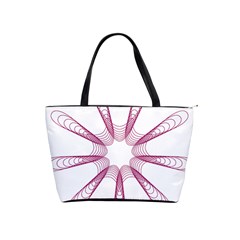 Spirograph Pattern Circle Design Shoulder Handbags by Nexatart