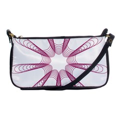 Spirograph Pattern Circle Design Shoulder Clutch Bags by Nexatart