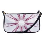 Spirograph Pattern Circle Design Shoulder Clutch Bags Front