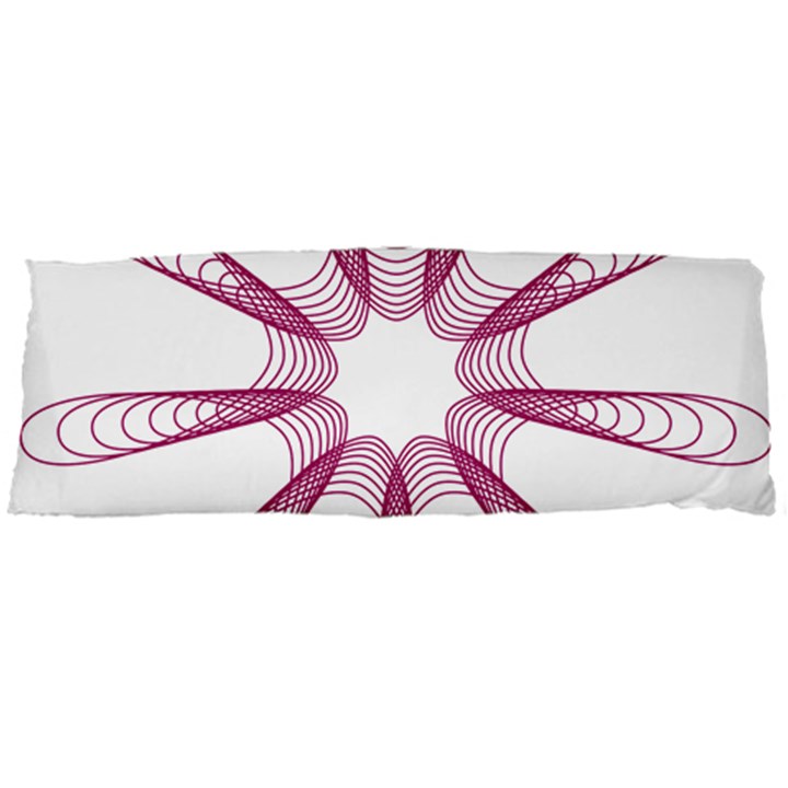 Spirograph Pattern Circle Design Body Pillow Case Dakimakura (Two Sides)