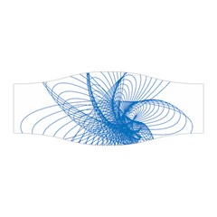 Spirograph Pattern Drawing Design Blue Stretchable Headband by Nexatart