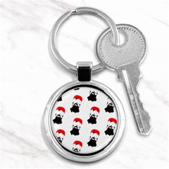 Pattern Sheep Parachute Children Key Chains (round)  by Nexatart