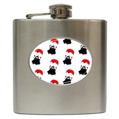 Pattern Sheep Parachute Children Hip Flask (6 Oz) by Nexatart