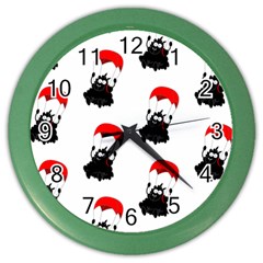 Pattern Sheep Parachute Children Color Wall Clocks by Nexatart