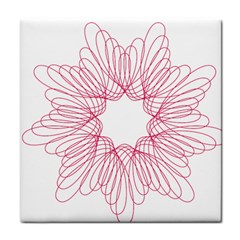 Spirograph Pattern Drawing Design Tile Coasters