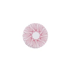 Spirograph Pattern Drawing Design 1  Mini Buttons