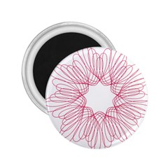 Spirograph Pattern Drawing Design 2.25  Magnets