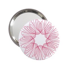 Spirograph Pattern Drawing Design 2.25  Handbag Mirrors