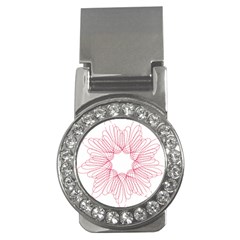 Spirograph Pattern Drawing Design Money Clips (CZ) 