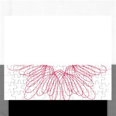 Spirograph Pattern Drawing Design Rectangular Jigsaw Puzzl