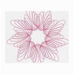 Spirograph Pattern Drawing Design Small Glasses Cloth