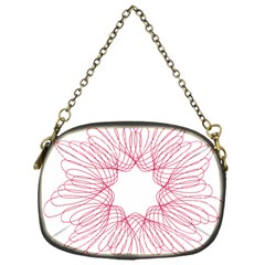 Spirograph Pattern Drawing Design Chain Purses (One Side) 