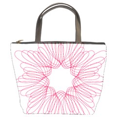 Spirograph Pattern Drawing Design Bucket Bags