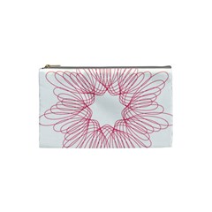 Spirograph Pattern Drawing Design Cosmetic Bag (Small) 