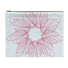 Spirograph Pattern Drawing Design Cosmetic Bag (XL)