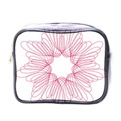 Spirograph Pattern Drawing Design Mini Toiletries Bags