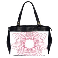 Spirograph Pattern Drawing Design Office Handbags (2 Sides) 