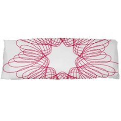 Spirograph Pattern Drawing Design Body Pillow Case (Dakimakura)