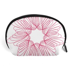 Spirograph Pattern Drawing Design Accessory Pouches (Large) 