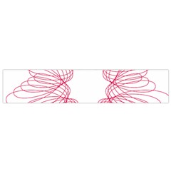 Spirograph Pattern Drawing Design Flano Scarf (Small)