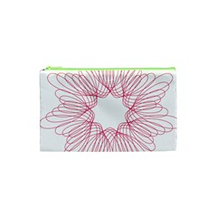 Spirograph Pattern Drawing Design Cosmetic Bag (XS)