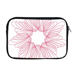 Spirograph Pattern Drawing Design Apple MacBook Pro 17  Zipper Case