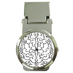 Brain Mind Gray Matter Thought Money Clip Watches by Nexatart