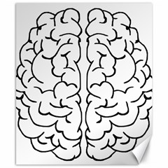 Brain Mind Gray Matter Thought Canvas 8  X 10  by Nexatart