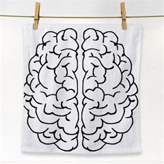 Brain Mind Gray Matter Thought Face Towel by Nexatart