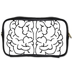 Brain Mind Gray Matter Thought Toiletries Bags by Nexatart