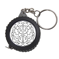 Brain Mind Gray Matter Thought Measuring Tapes by Nexatart