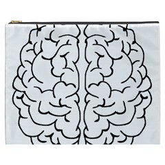 Brain Mind Gray Matter Thought Cosmetic Bag (xxxl)  by Nexatart